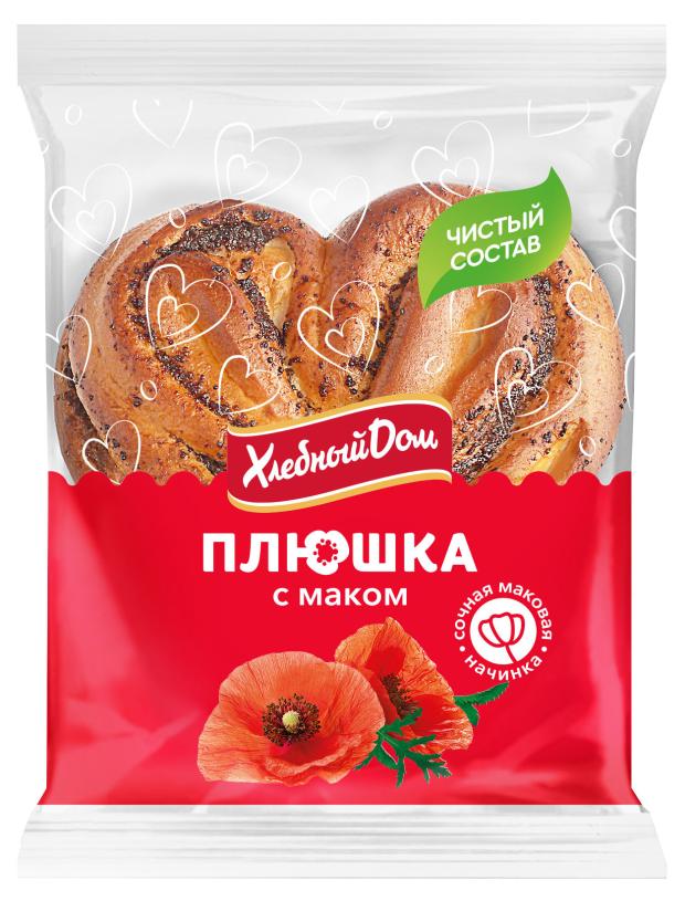 Плюшка Хлебный Дом с маком, 120 г