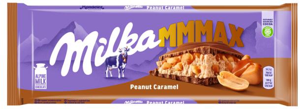 

Шоколад молочный Milka с арахисом в карамели, 276 г