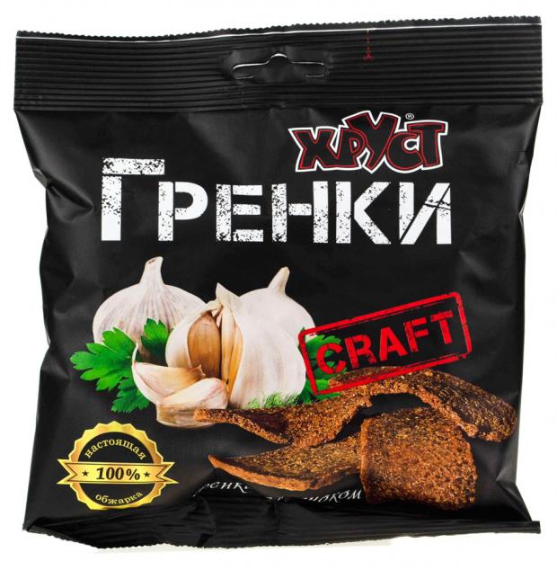 Гренки Хруст с чесноком, 60 г