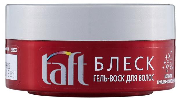 Гель-воск для волос Taft блеск, 75 мл