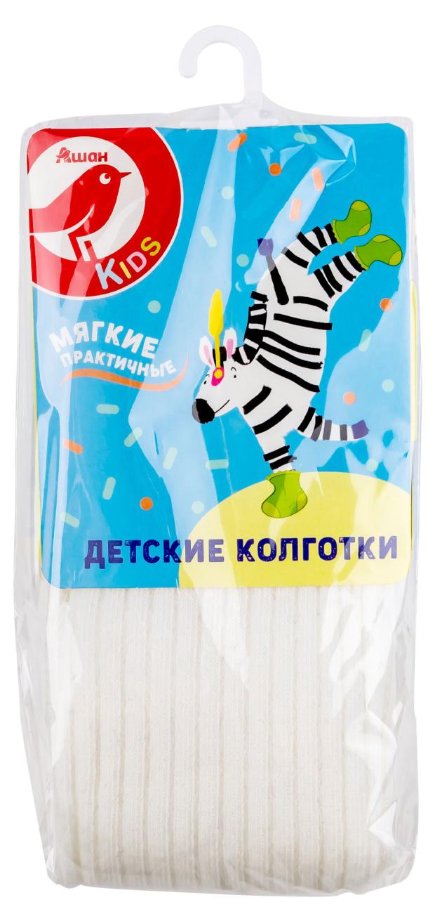 Колготки АШАН Красная птица детские молочные, размер 140-146