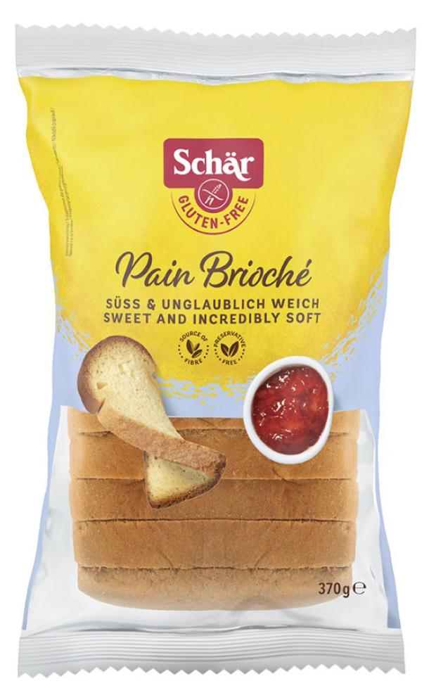 Хлеб Dr.Schar Pain Brioche сладкий без глютена, 370 г