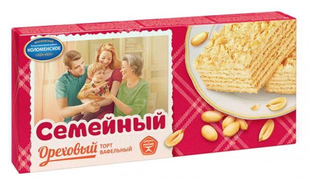 

Торт вафельный Семейный Ореховый, 230 г