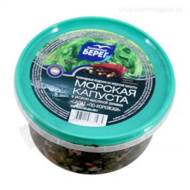 

Салат из морской капусты «Балтийский Берег» по-корейски, 400 г