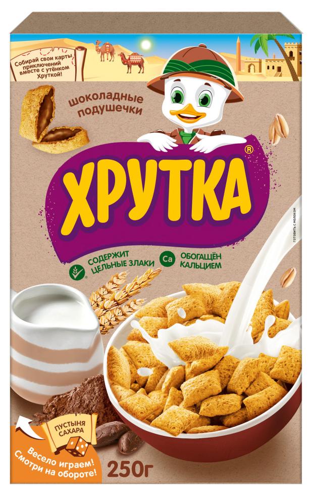 Подушечки ХРУТКА с шоколадной начинкой 250 г 169₽
