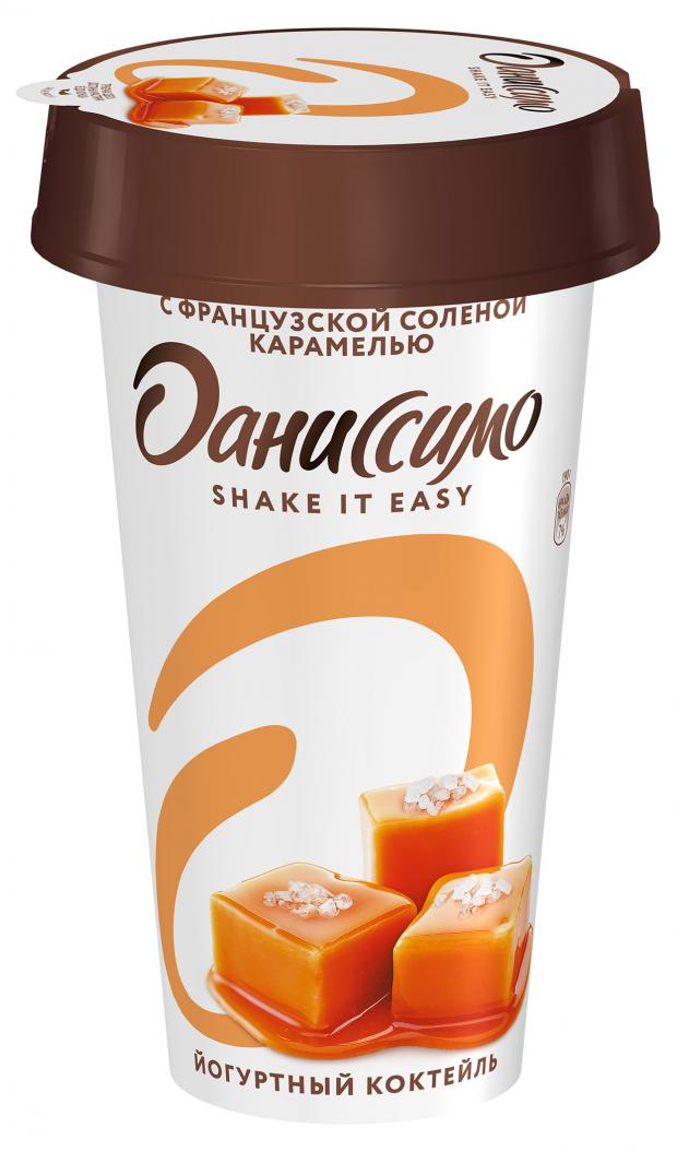 

Коктейль йогуртный «Даниссимо» с французской соленой карамелью 2,7%, 190 г
