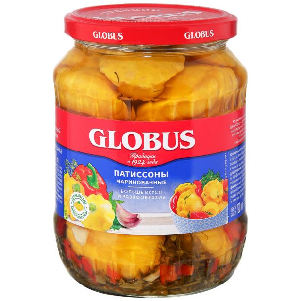 

Патиссоны GLOBUS маринованные, 720 мл