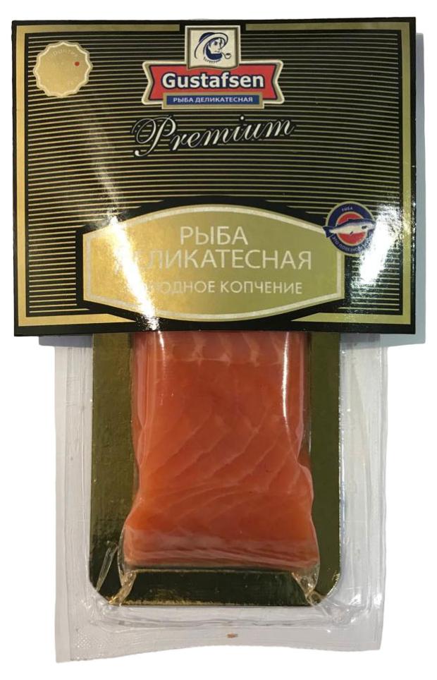 

Семга холодного копчения Gustafsen филе-кусок, 180 г