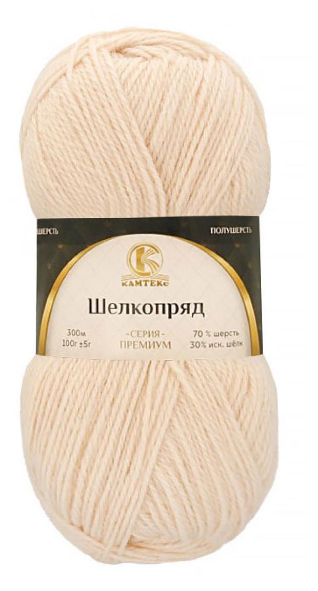 

Пряжа Камтекс Шелкопряд экрю, 100 г/300 м