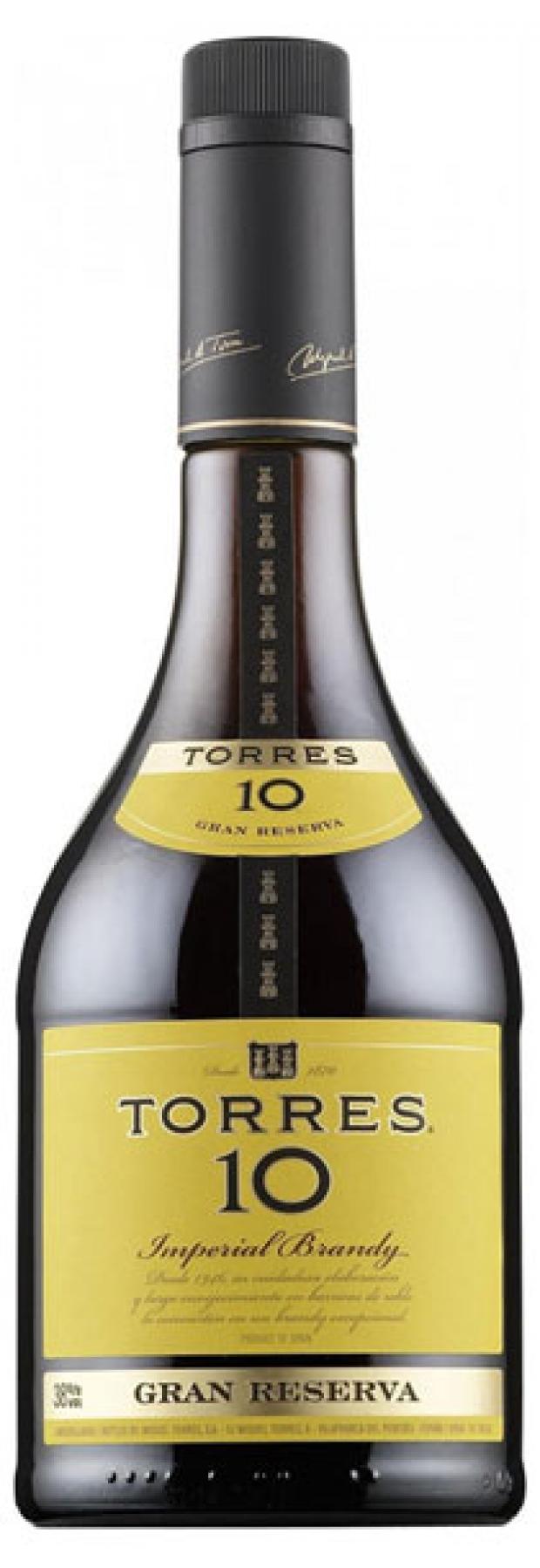 Бренди Torres 10 Gran Reserva Испания, 0,5 л torres 10 gran reserva