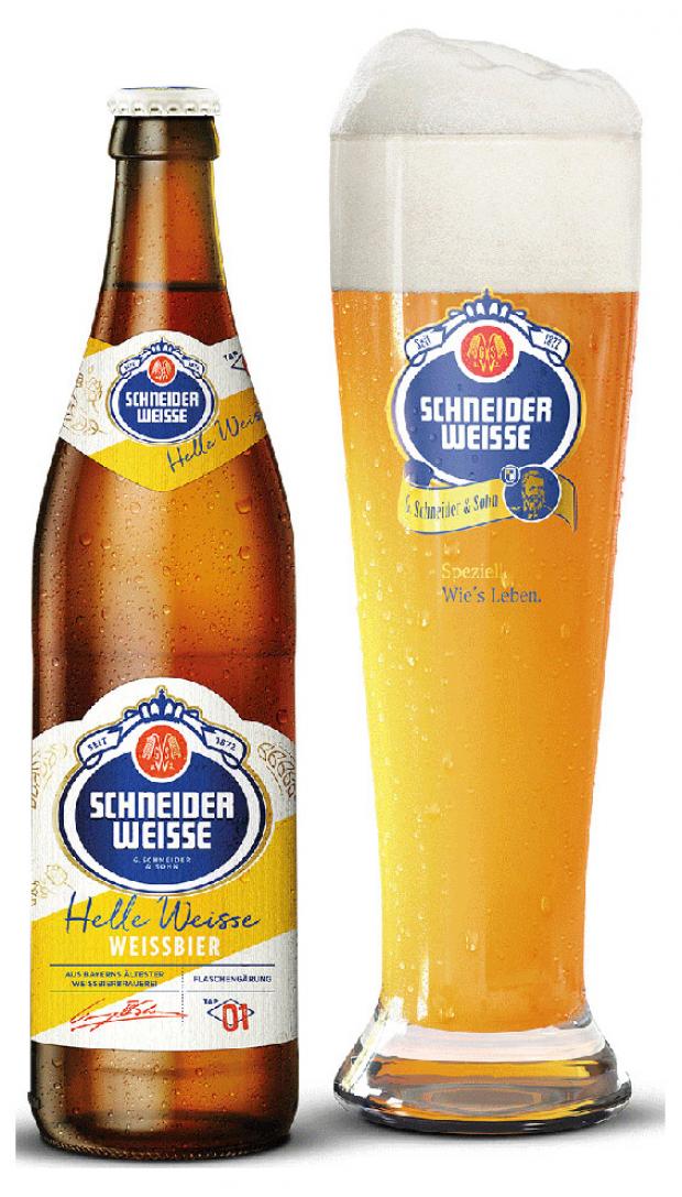 Пиво Scneider Weisse Helle Weisse Tap 1 светлое нефильтрованное 4,9%, 500 мл