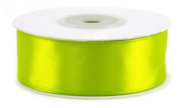 

Лента атласная светло-зеленая, 25 мм х 22 м