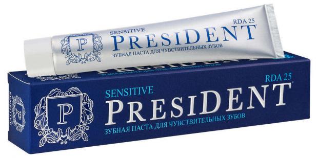 

Зубная паста President Sensitive для чувствительных зубов, 75 мл