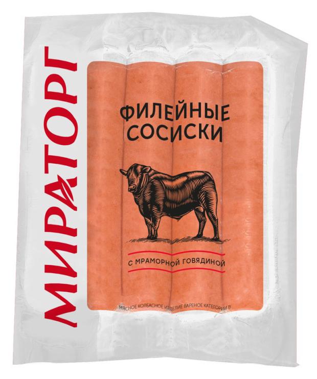 

Сосиски Мираторг Филейные, 225 г