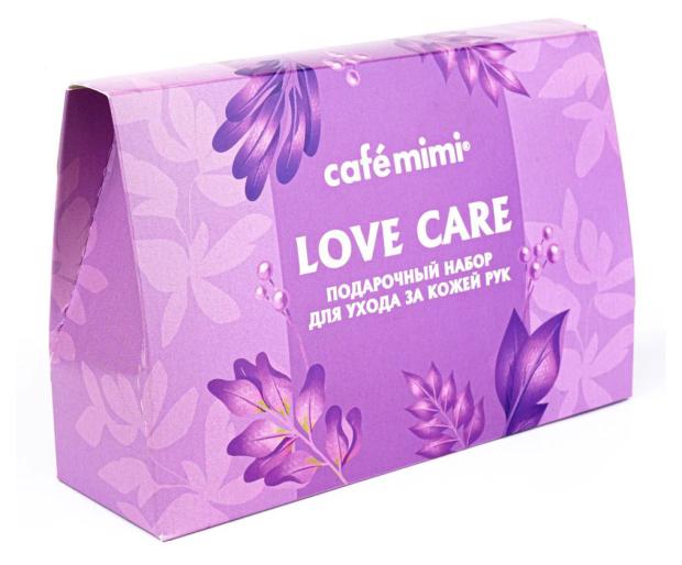 

Набор подарочный Cafe Mimi для ухода за кожей рук Love Care скраб для рук + крем для рук + крем маска для рук