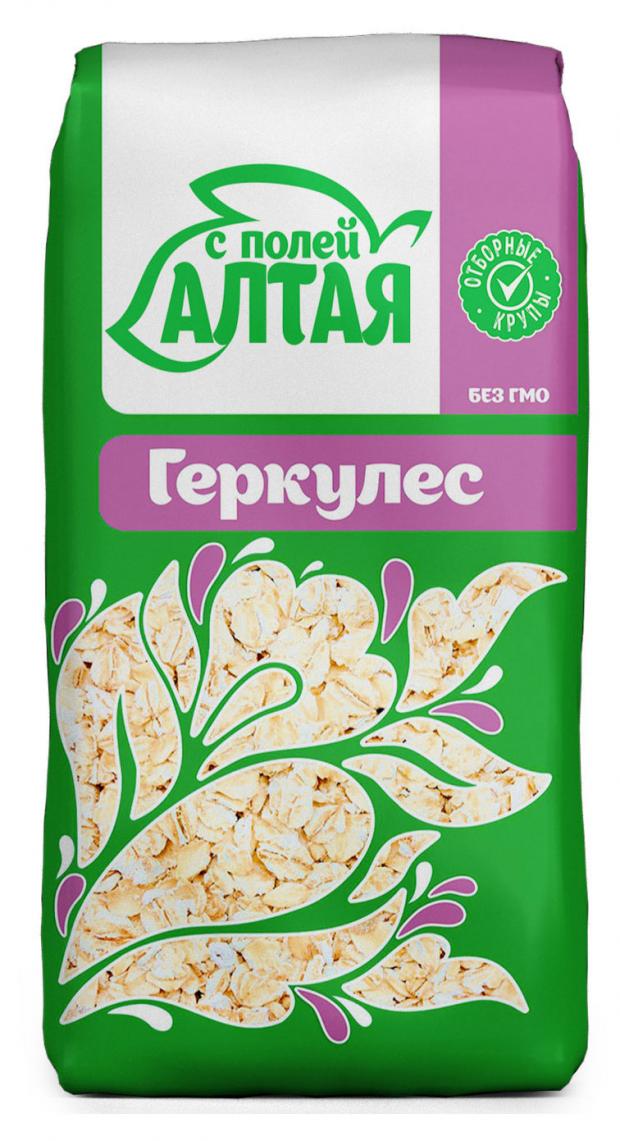 Хлопья овсяные С полей Алтая Геркулес, 400 г
