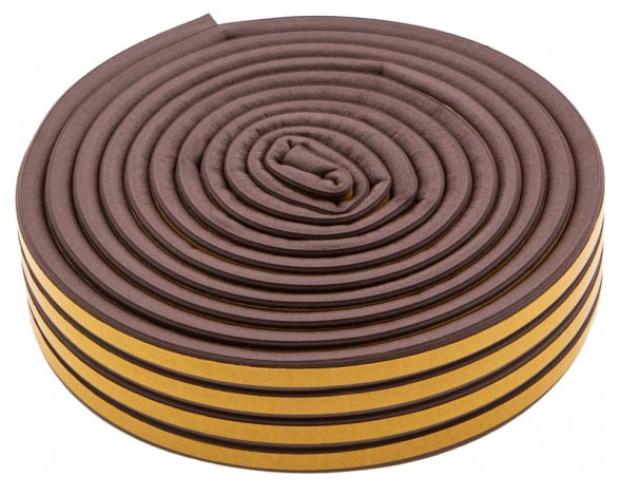 

Уплотнитель Сибртех резиновый 12м D коричневый 88910