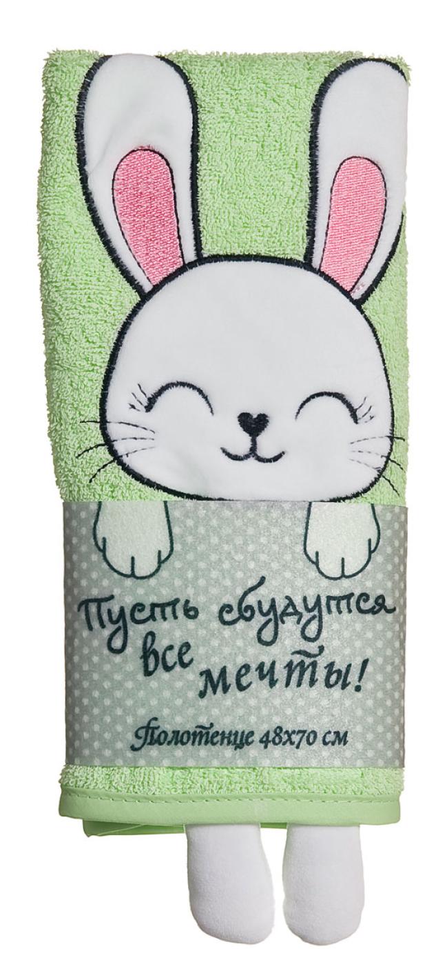 

Полотенце Nat Милашка салатовый, 48x70 см