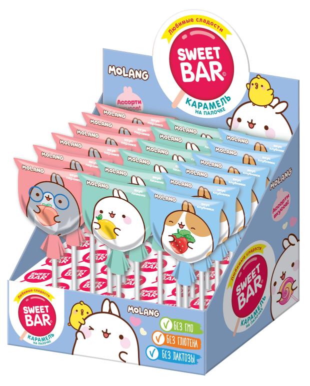 

Карамель Sweet Bar Molang на палочке, 15 г