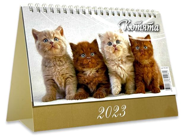 

Календарь настольный 2023 Дитон Котята, 200x140 мм