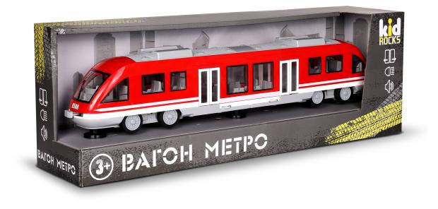 

Игрушка - вагон метро Kid Rocks со звуком и светом, 1:16