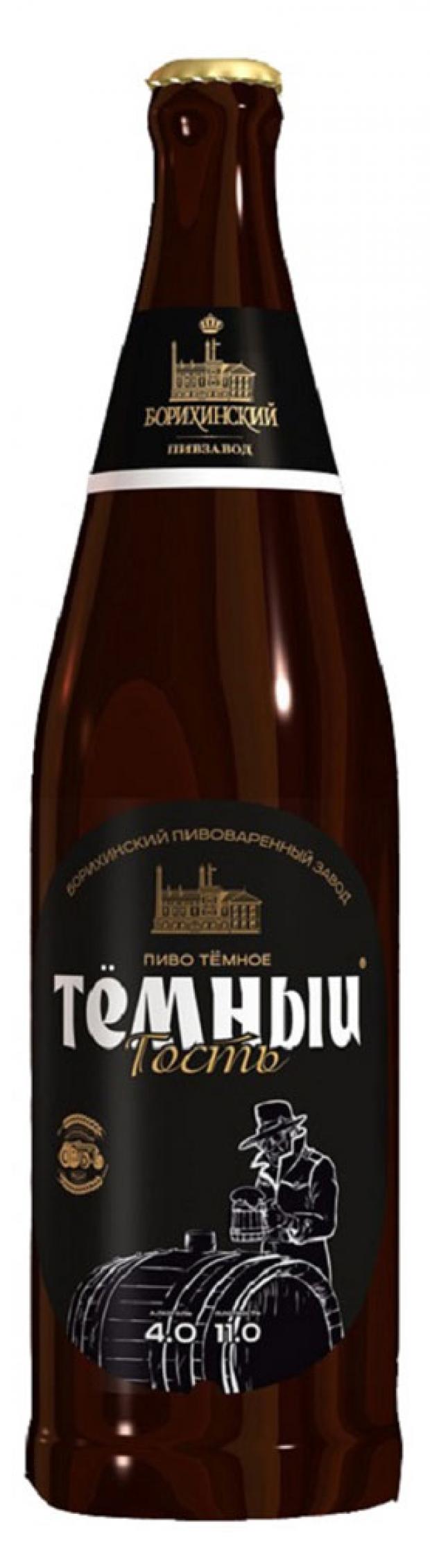 Пиво Темный Гость темное фильтрованное 4%, 500 мл