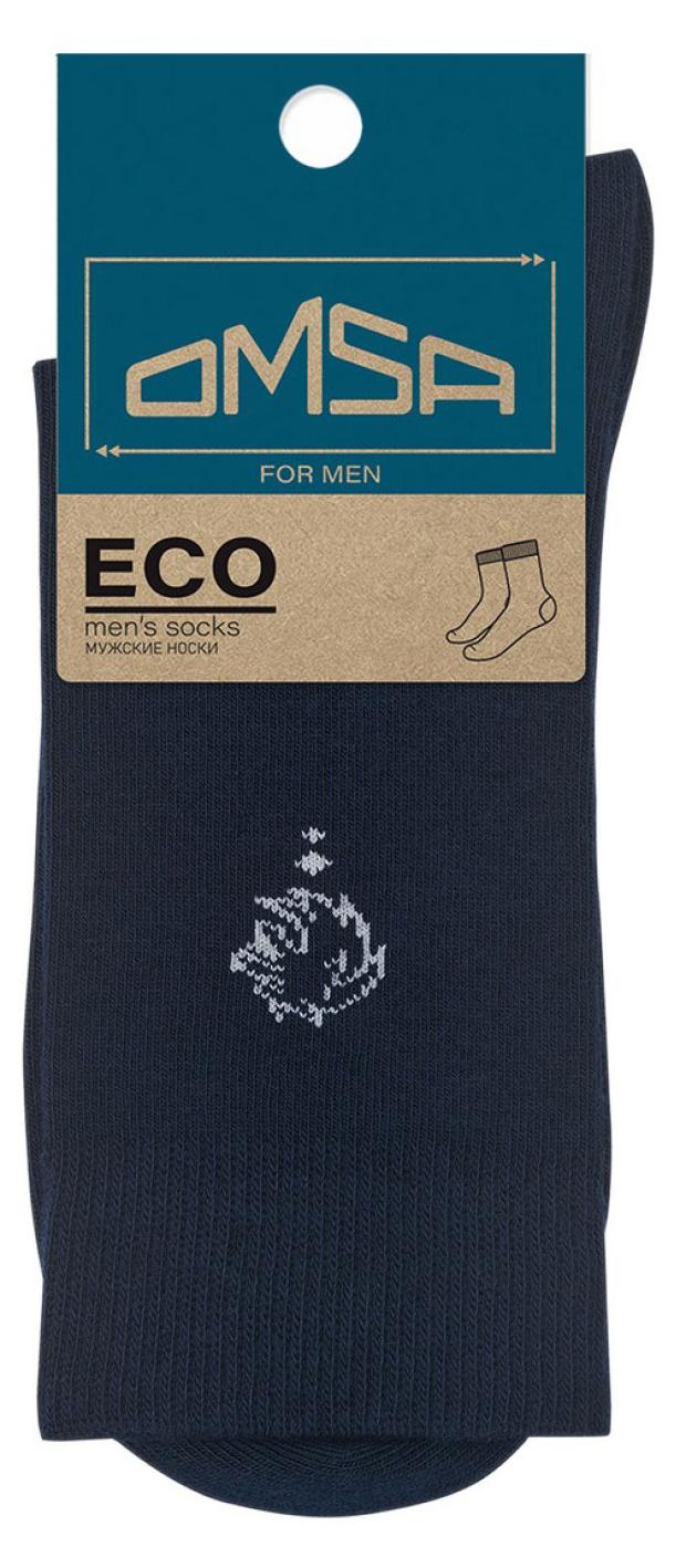 

Носки мужские Omsa for Men Eco 409 Blu, размер 39-41