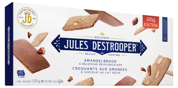 

Печенье Jules Destrooper Миндальное с бельгийским молочным шоколадом, 125 г