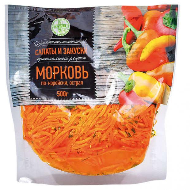 Морковь по-корейски ГринКрест острая, 500 г морковь традиции вкуса по корейски со спаржей 500 г