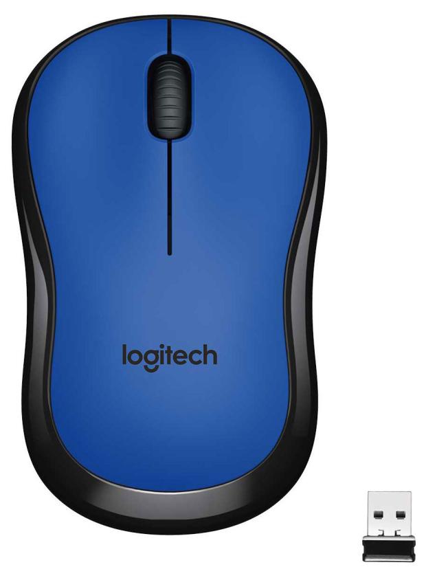 

Мышь Logitech M220 беспроводная синяя