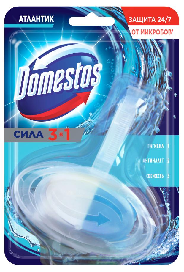 Блок для унитаза Domestos Атлантик 3в1 Антиналет и гигиена, 40 г блок гигиенический для унитаза domestos атлантик 40 г