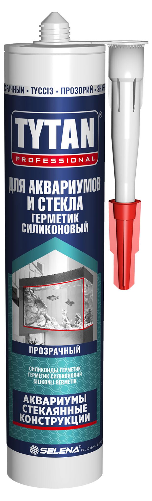 

Герметик силиконовый для аквариумов и стекла Tytan Professional, 280 мл