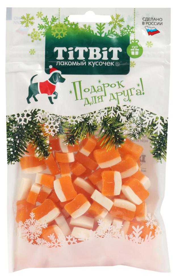 

Лакомство для собак TITBIT дольки мармеладные с индейкой, 100 г