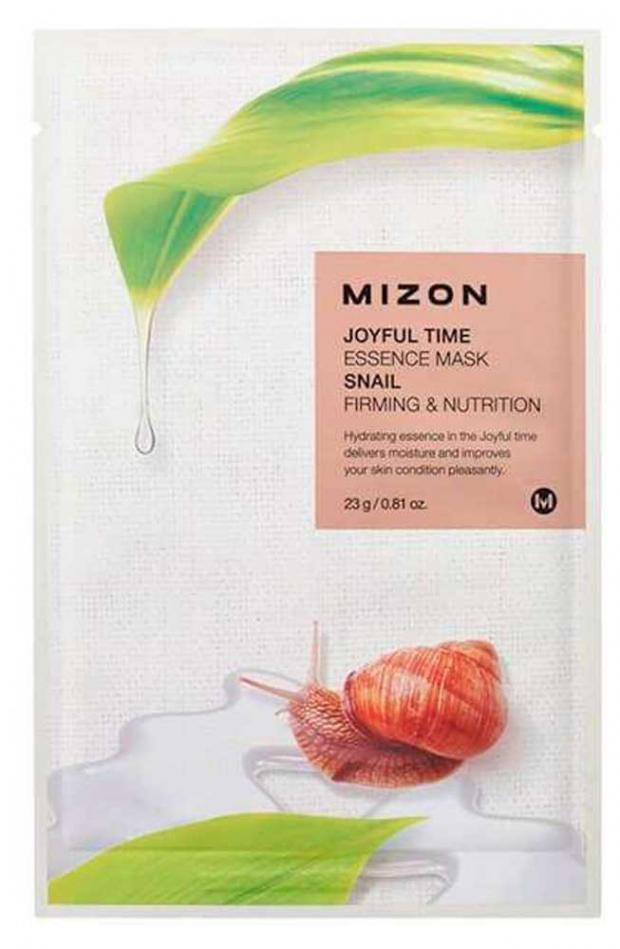 

Маска для лица Mizon Joyful Time Essence Mask с муцином улитки коллагеном, 23 мл