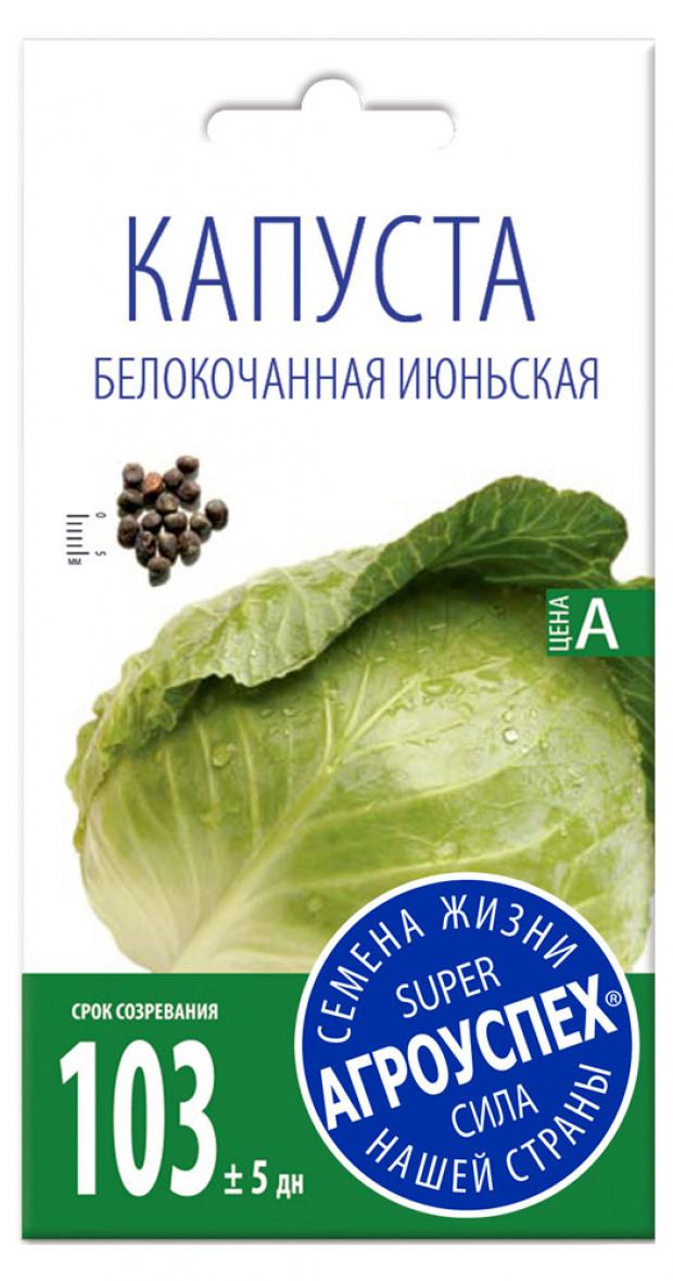 

Семена Капуста Агроуспех Июньская белокочанная ранняя, 0,5 г
