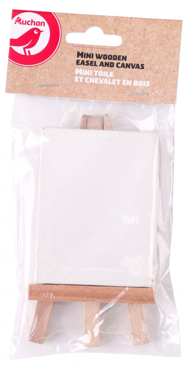 

Мини-мольберт АШАН с холстом, 12 см