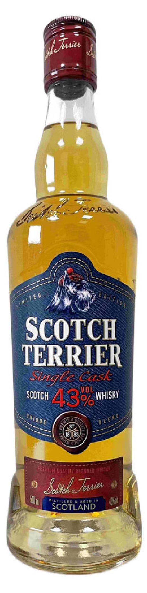 Виски Scotch Terrier Blended Россия, 0,5 л