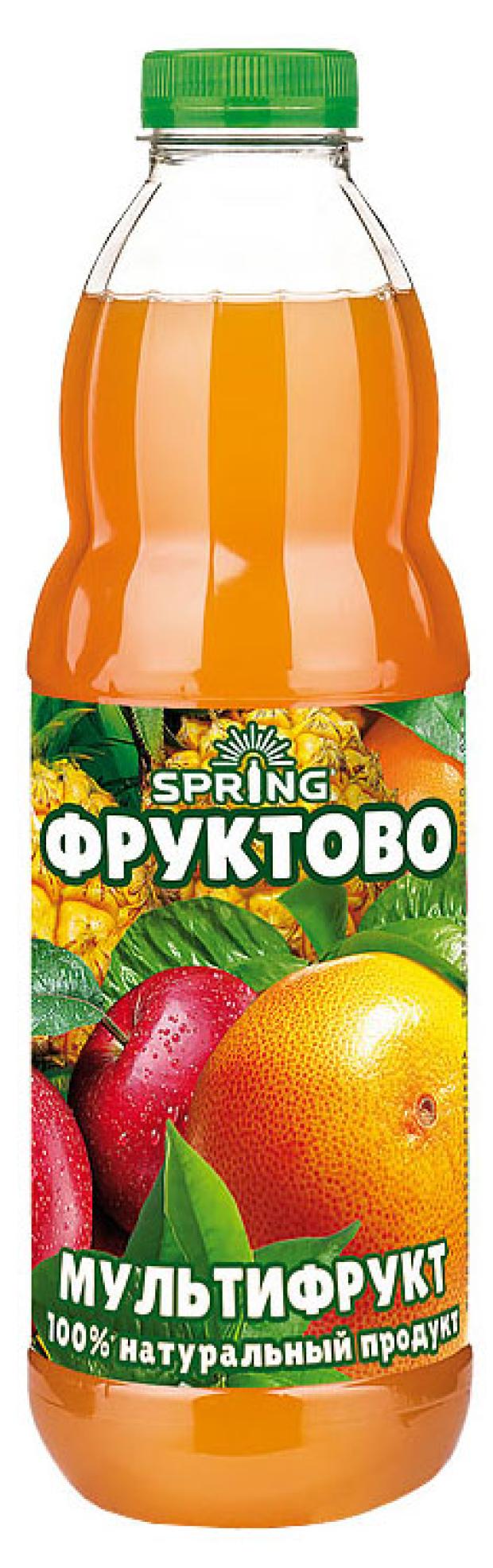 Напиток сокосодержащий Spring Фруктово мультифрукт, 1 л