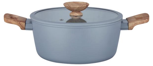 

Кастрюля Hitt Baltic 3,0л из алюминия с силиконовой крышкой, 22 см