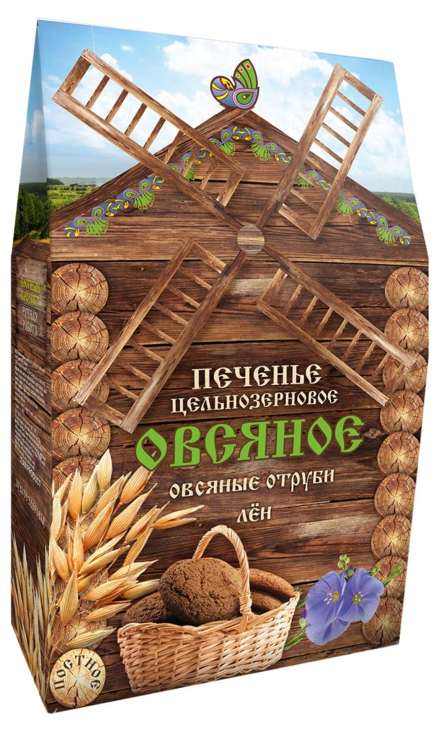 Печенье Дивинка Овсяное с отрубями, 300 г