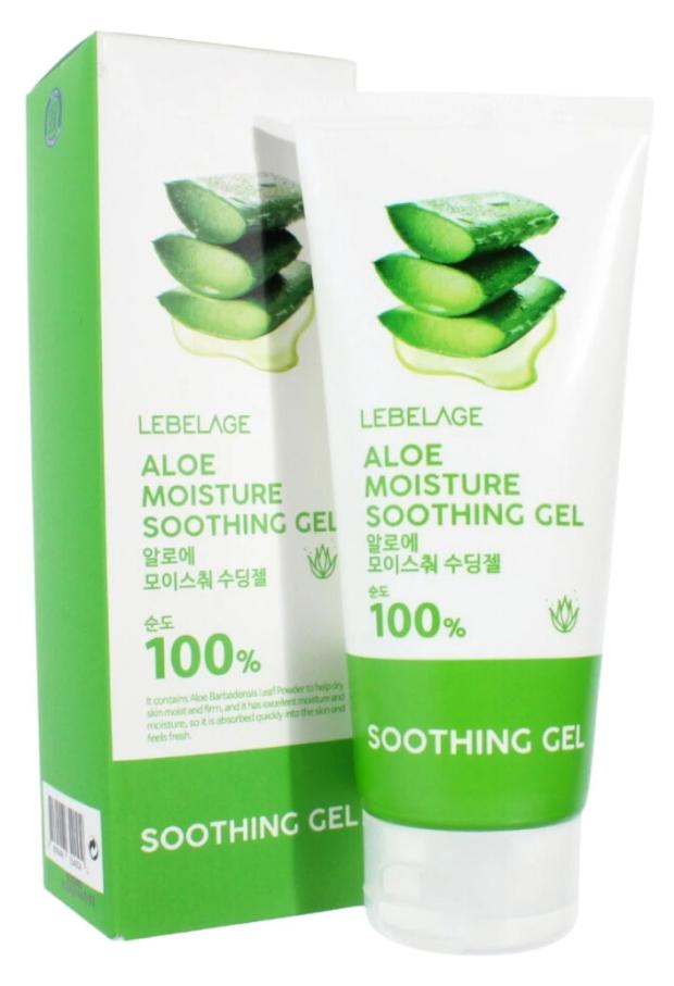 Гель ля лица и тела Lebelage moisture с экстрактом алоэ 100%, 100 мл