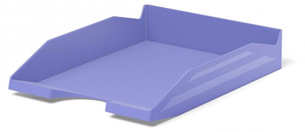 Лоток для бумаг пластиковый ErichKrause Office Pastel, фиолетовый