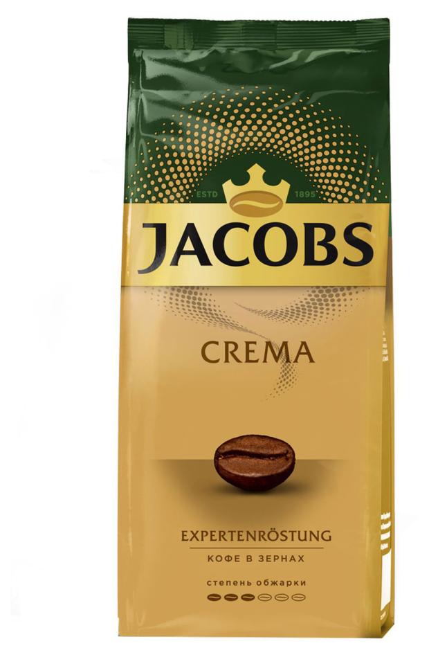 Кофе в зернах Jacobs Crema, 230 г