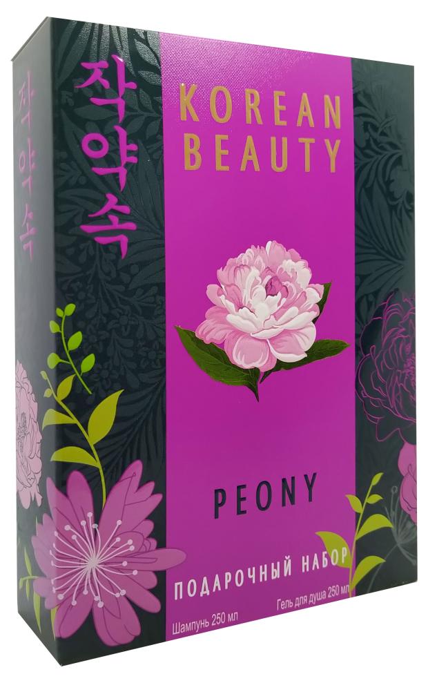 

Набор подарочный Фестива Mini Korean Beauty Peony Шампунь 250 мл + Гель для душа 250 мл