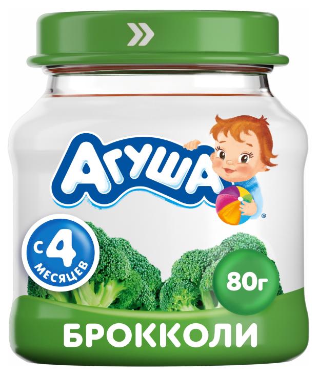 Пюре Агуша Первая ложка брокколи с 4 мес., 80 г