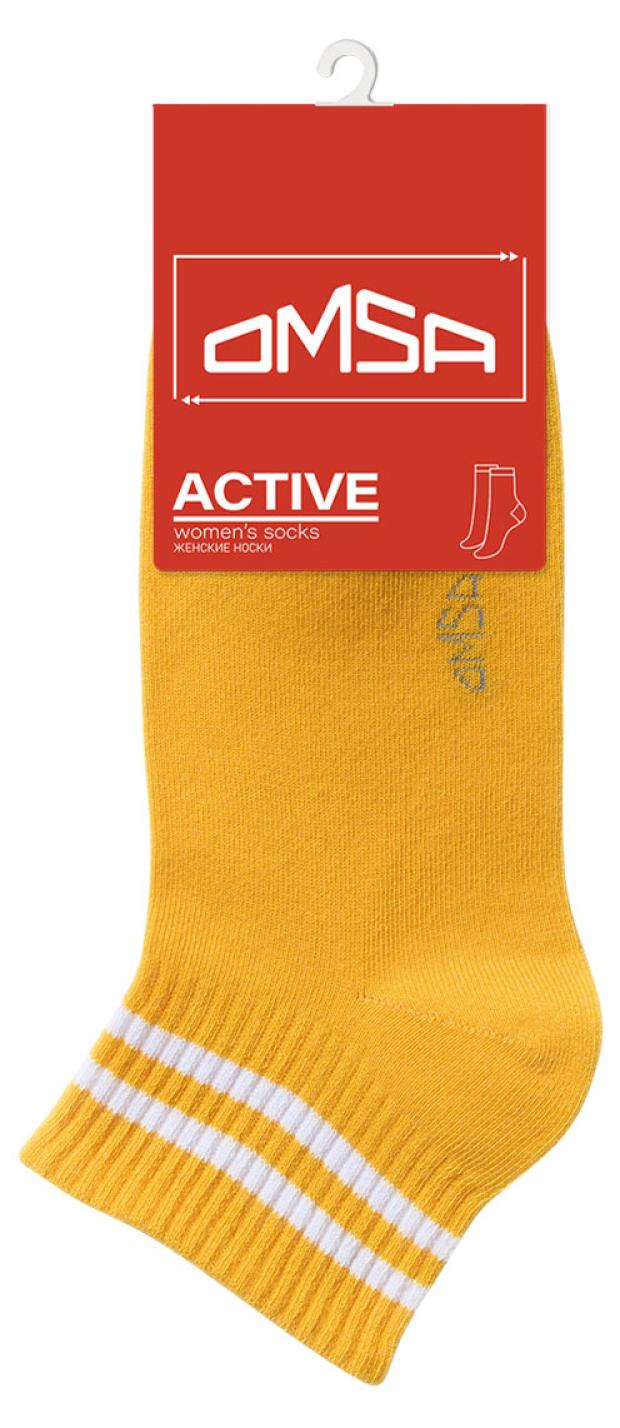 цена Носки женские Omsa Active укороченные Giallo, р 35-38