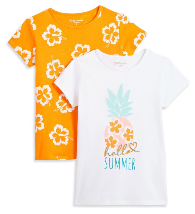 

Футболка для девочки InExtenso Summer, 2 шт