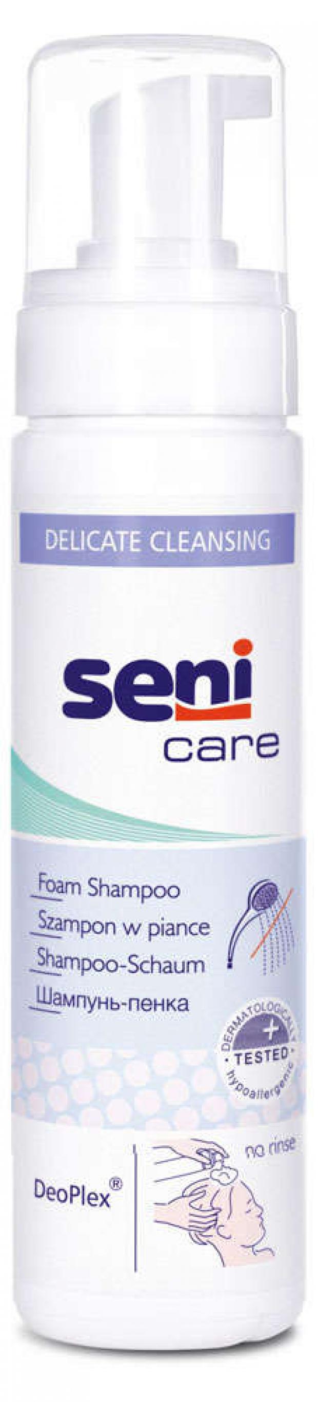 

Шампунь-пенка для мытья волос без воды Seni Care, 200 мл