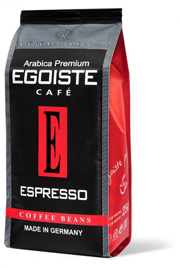 Кофе в зернах Egoiste Espresso классический, 250 г кофе в зернах jardin espresso di milano 250 г