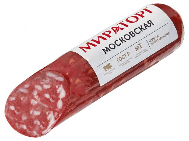 

Колбаса варено-копченая «Мираторг» Московская, 375 г